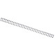 GBC Lot de 100 Peignes métalliques WireBind format A5 capacité 55 feuilles 8mm argent Baguette à relier