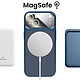 Acheter Avizar Coque pour iPhone 14 Compatible MagSafe Finition AG Glass Mate Bleu nuit