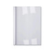 GBC Lot de 100 LinenWeave Plats de couverture thermique 15 mm blanc Chemise pré-ecollée