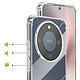 Acheter Mayaxess Coque pour Honor Magic 8 Lite en Silicone avec Coins Renforcés Antichocs Transparent