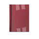 GBC Lot de 100 LinenWeave Plats de couverture thermique 3 mm rouge Chemise pré-ecollée