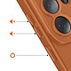 Acheter Avizar Coque pour Galaxy S26 Ultra en Silicone Souple avec Renfort Bloc Caméra Marron