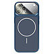 Avizar Coque pour iPhone 12 Pro Compatible MagSafe Finition AG Glass Mate - Structure hybride avec contour en silicone absorbant efficacement les chocs et les chutes du quotidien