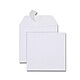 GPV Boîte de 500 pochettes carrées blanches 140x140 120 g bande de protection Enveloppe