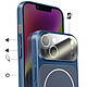 Avis Avizar Coque pour iPhone 14 Compatible MagSafe Finition AG Glass Mate Bleu nuit