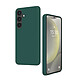 Avis Evetane Coque Samsung Galaxy S24 + Silicone Liquide Verte + 2 Vitres en Verre Trempé Protection écran