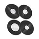 Clappio Lot de 4 Lentilles de Protection pour Redmi Note 14 Pro 4G Bloc Caméra Arrière Kit lentille caméra arrière pour Redmi Note 14 Pro 4G permettant de remplacer uniquement la vitre endommagée