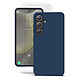 Acheter Evetane Coque Samsung Galaxy S24 + Silicone Liquide Bleue + 2 Vitres en Verre Trempé Protection écran