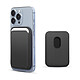 Acheter Evetane Porte-Cartes Noir Magnétique Compatible MagSafe , Supporte 3 Cartes,Blocage RFID