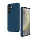 Avis Evetane Coque Samsung Galaxy S24 + Silicone Liquide Bleue + 2 Vitres en Verre Trempé Protection écran
