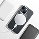 Avizar Coque Magsafe pour iPhone 13 Mini Protection Rigide Antichoc et Transparente Transparent pas cher