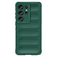 Amorus Coque pour Galaxy S26 Ultra Souple Antichoc Compatible Recharge Sans Fil Qi Vert - Coque antichoc silicone conçue pour protéger efficacement le smartphone contre les chutes