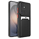Avizar Coque pour Galaxy S26 Ultra avec Porte-carte et Protection Caméra Anti-rayures Noir - Coque porte-carte pratique permettant de transporter une carte essentielle au quotidien
