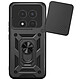 Mayaxess Coque Anneau pour Redmi Note 15 Pro Plus 4G avec Cache Caméra Coulissant Noir Coque antichoc conçue pour protéger efficacement le smartphone contre les chocs
