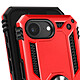 Acheter Avizar Coque pour iPhone 17e Antichoc avec Anneau Magnétique Rotatif Rouge