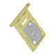 Avis Clappio Tiroir de Remplacement Dual Nano SIM ou microSD pour Galaxy A15 4G Jaune