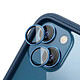 Rhinoshield Protection d'Objectif Caméra pour iPhone 13 / 13 Mini Anti-Rayures Bleu - Verre trempé haute résistance 9H conçu pour protéger efficacement les lentilles contre les rayures, les chocs et l'usure quotidienne