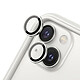 Rhinoshield Protection d'Objectif Caméra pour iPhone 14 / 14 Plus Anti-Rayures Argent Verre trempé haute résistance 9H conçu pour protéger efficacement les lentilles contre les rayures, les chocs et l'usure quotidienne
