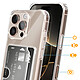 Avis Avizar Coque pour iPhone 16 Pro avec Porte-cartes Intégré et Coins Renforcés Transparent