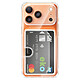 Avizar Coque pour iPhone 17 Pro avec Porte-cartes Intégré et Coins Renforcés Transparent Protection renforcée grâce aux coins avec coussins d'air qui absorbent efficacement les chocs et réduisent les impacts en cas de chute