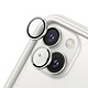 Rhinoshield Protection d'Objectif Caméra pour iPhone 13 / 13 Mini Anti-Rayures Argent Verre trempé haute résistance 9H conçu pour protéger efficacement les lentilles contre les rayures, les chocs et l'usure quotidienne