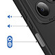 Acheter Avizar Coque pour Honor X5c Plus en Silicone Souple avec Renfort Bloc Caméra Noir
