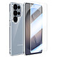 Mayaxess Coque pour Galaxy S26 Ultra avec Protection d'Écran en Verre Trempé Transparent Pack de protection comprenant une coque silicone transparente et un verre trempé pour protéger efficacement le smartphone
