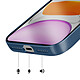 Avizar Coque pour iPhone 11 Compatible MagSafe Finition AG Glass Mate pas cher
