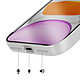 Avizar Coque pour iPhone 11 Compatible MagSafe Finition AG Glass Mate pas cher