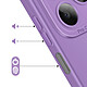 Acheter Avizar Coque pour Honor X5c Plus en Silicone Souple avec Renfort Bloc Caméra Violet