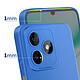 Avis Avizar Coque pour Honor X5c Plus en Silicone Souple avec Renfort Bloc Caméra Bleu
