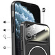 Avis Avizar Coque pour iPhone 11 Pro Max Compatible MagSafe Finition AG Glass Mate Noir