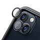 Rhinoshield Protection d'Objectif Caméra pour iPhone 13 / 13 Mini Anti-Rayures Noir Verre trempé haute résistance 9H conçu pour protéger efficacement les lentilles contre les rayures, les chocs et l'usure quotidienne
