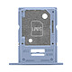Acheter Clappio Tiroir de Remplacement Dual Nano SIM ou microSD pour Galaxy A15 4G Bleu