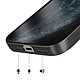 Avizar Coque pour iPhone 11 Pro Max Compatible MagSafe Finition AG Glass Mate Noir pas cher
