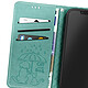 Acheter Avizar Étui Portefeuille pour iPhone 17e Motifs Chat et Chien avec Fonction Support Vert