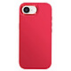 Avizar Coque pour iPhone 17e Finition Mat avec Contour Caméra Métallisé Rouge pas cher