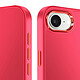 Avis Avizar Coque pour iPhone 17e Finition Mat avec Contour Caméra Métallisé Rouge