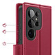 Acheter Mayaxess Étui Portefeuille 2 en 1 pour Galaxy S26 Ultra avec Coque Détachable Rouge