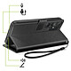 Acheter Mayaxess Étui Portefeuille pour Galaxy S26 Ultra avec Dragonne et Fonction Stand Noir