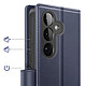 Acheter Mayaxess Étui Portefeuille 2 en 1 pour Galaxy S26 Plus avec Coque Détachable Bleu nuit