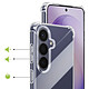Acheter Mayaxess Coque pour Galaxy S26 en Silicone avec Coins Renforcés Antichocs Transparent