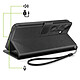 Acheter Mayaxess Étui Portefeuille pour Galaxy S26 avec Dragonne et Fonction Stand Noir