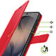 Avis Mayaxess Étui Portefeuille pour Galaxy S26 Ultra avec Dragonne et Fonction Stand Rouge