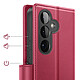 Acheter Mayaxess Étui Portefeuille 2 en 1 pour Galaxy S26 avec Coque Détachable Rouge