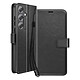 Mayaxess Étui Portefeuille pour Galaxy S25 FE avec Dragonne et Fonction Stand Noir Cet étui portefeuille pour Galaxy S25 FE associe un revêtement grainé et satiné à une conception pratique pour un usage quotidien