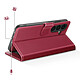 Avis Mayaxess Étui Portefeuille 2 en 1 pour Galaxy S26 avec Coque Détachable Rouge