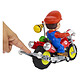 Super Mario Galaxy, le film - véhicule radiocommandé Hot Wheels Mario Wheelie Motocross pas cher