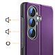 Avis Avizar Étui Clapet pour Galaxy S26 Conception Bi-Matière avec Fonction Support