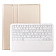 Mayaxess Étui Clavier QWERTY pour iPad Air 13 M4 2026 Détachable avec Support Dorée - Cet étui clavier pour iPad Air 13 M4 combine protection complète, frappe QWERTY fluide et usage nomade au quotidien